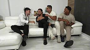 Blonde Latina Milf Gangbanged With Double Anal Creampie And Cum In Bedroom