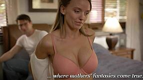 Hot Mom's Lips Wrap Around Stepsons Muscular Best Friend's Cock