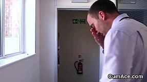 Slutty Bombshell Swallows Cum From Blowbang Facial Feast