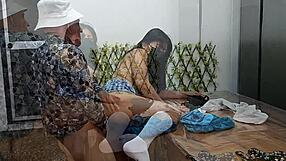 dirty old man slams eager student's fat ass