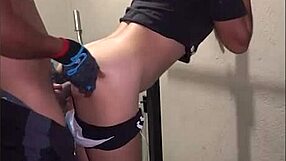 Gym sex heats up latinoamerica style quick and dirty