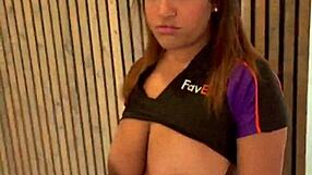 Christmas ends with naughty girls opening up for Santa's cock while jerking him off