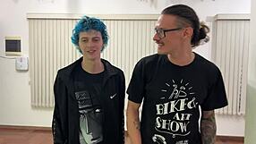 boyfriend watches his friend fill my pussy with hot cum