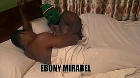 hot ebony bbw anal creampie with huge black cock in homemade night