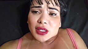 Brazilian milf uma teases huge clit and pussy lips sensually solo