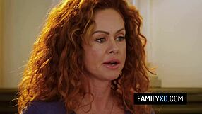 redhead teen cherry kiss trains scarlet skies with bent over blowjobs doggystyle and hardcore mother-in-law taboo sex