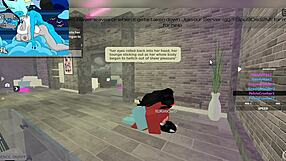 Demon girl begs can you handle my huge throbbing futa cock deep fucking pound?