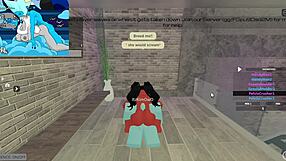 Demon girl begs can you handle my huge throbbing futa cock deep fucking pound?