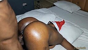 ebony teen chidera rides stepdad's bbc first time pussy rip clothes christmas