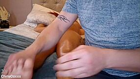 Pervy Red Bunny Gets Juicy Massage Fingering on Hidden Cam