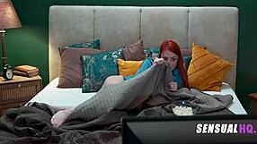 gingers finger clits in quivering halloween lesbian passion