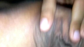 Room service babe catches my jerk off and strokes my shaved pussy cum all over her tight wet hole.