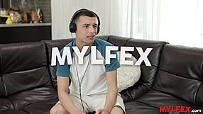 Mylfex Stepdad's Hot Assistant Fucked Hardcore in Garage