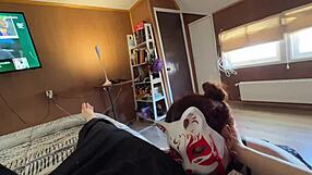 Watch me tame my chained housewife's ass for massive orgasm