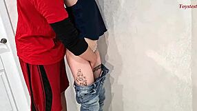 horny stepsister sneaks fuck session while parents stay away