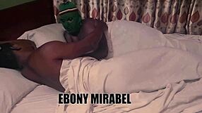 hot ebony bbw anal creampie with huge black cock in homemade night