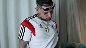 First time on sofa she takes big cock with lingerie and orgasms