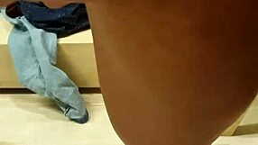 kalena mitrak lets fan watch anal then gulps cum