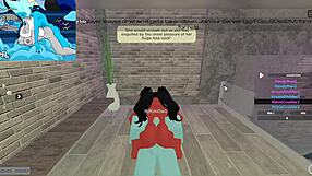 Demon girl begs can you handle my huge throbbing futa cock deep fucking pound?