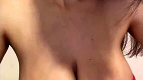 Huge Milky StepMom Tits Leak in Red Dress Massage