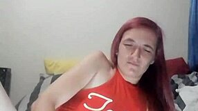 Ami the horny slut rams her wet pussy late at night