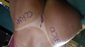 Brazilian milf uma teases huge clit and pussy lips sensually solo