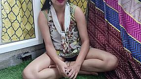 desi saraa bends over for tight ass anal and pussy pounding hindi moans