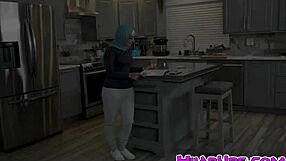 my heart pounds as peter green's raging cock stretches violet gem's tight arab teen pussy