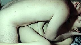 Amateur Brunette Wife Pulls Tight Wet Pussy on Huge Monster Cock