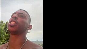 Exploring the rocks at arpoador beach in public with full pov view from start to finish