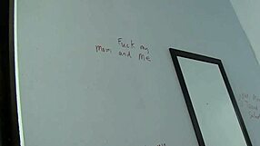 Natasha Dulce kneels at the gloryhole slurping massive cocks before riding them bareback with dirty talk