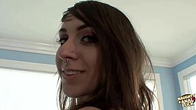 pretty young teen assfucked hard doggy creampie farts big tits