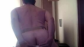 Femdom deepthroats bound slave cock then spanks toes hard!