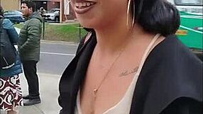 Rossy Bushy Ebony Tries Sexy Lingerie Then Fucks Full in Red