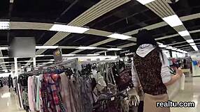 adorable czech teen seduced stripped fucked pov in shopping center