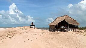 Zafira and Monaliza scream as asses get fucked hard and double penetrated in sweaty Amazon!