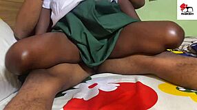 skinny students bang doggystyle after classroom lessons