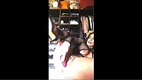 esperanza gomez, how's that double dildo anal fuck feeling on webcam?