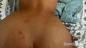 Asian Submissive's Big Ass Bent Over Doggystyle Pounding Leads to Hard Cum