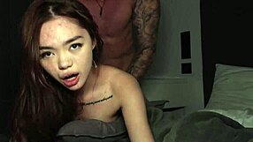 Wet Juicy Asian Cunt Takes Hard Doggystyle Pounding and Moans Loud