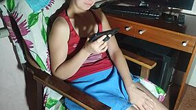 Nighttime Horny Korean Girl Masturbates Her Wet Pussy!