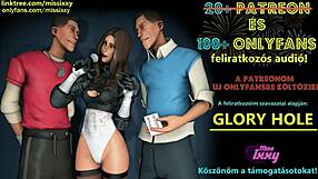 Gloryhole Jerk Off Instructions with Hungarian ASMR Voting Audio