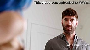 husband catches wife dominating old man in femdom threesome and submits too