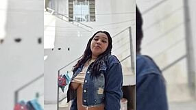 Today My British Brunette Friend's Tits And Ass Get Busted By USA Boyfriend Hard