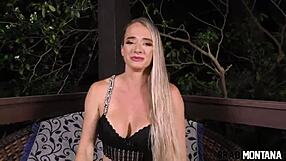 Milf Katiuska Estrela's Big Ass Bareback Anal Cowgirl and Creampie Debut