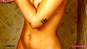 Stunning Brunette Enjoys Sensual Bath And Massage Interview