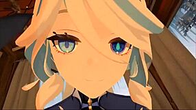 yukoshvr furina rides and dominates that goth hard