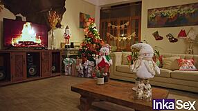 Grinch Fucks Victoria Camargo Curvy Ass in Christmas Cosplay Anal