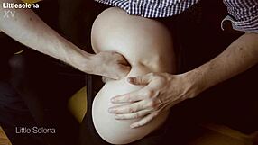 whoa deep anal fisting stretches her huge ass in tight black dress