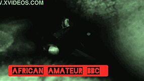 ebony couple discovers monster bbc in rough squirting fuck session